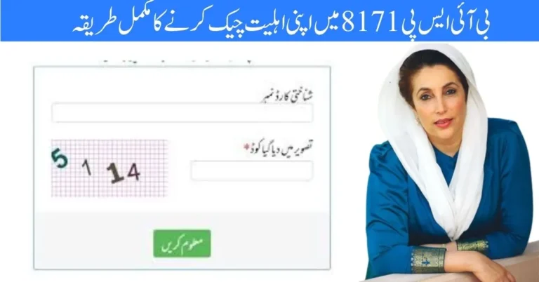 8171 web portal, BISP 2025 registration, CNIC check online, 8171 gov pk, BISP payment 2025, PMT score BISP, Ehsaas 8171 update, BISP Tehsil office, 8171 SMS check, dynamic survey 2025,