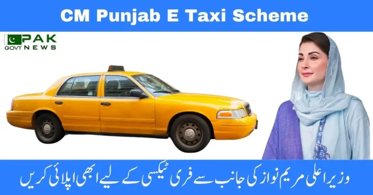 Punjab E-Taxi 2025, eco transport scheme Punjab, CM E-Taxi registration, youth job scheme Punjab, EV taxi Pakistan, green vehicles Punjab, CM Punjab EV project, electric ride-sharing Punjab, Punjab taxi subsidy plan, Lahore E-Taxi launch,