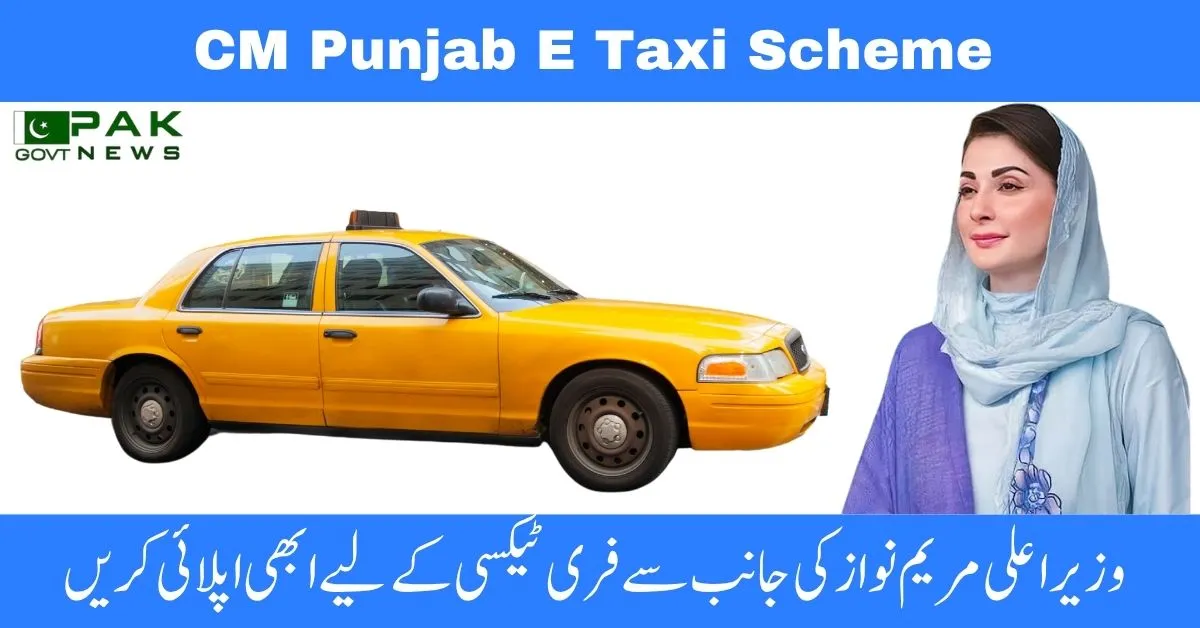 Punjab E-Taxi 2025, eco transport scheme Punjab, CM E-Taxi registration, youth job scheme Punjab, EV taxi Pakistan, green vehicles Punjab, CM Punjab EV project, electric ride-sharing Punjab, Punjab taxi subsidy plan, Lahore E-Taxi launch,
