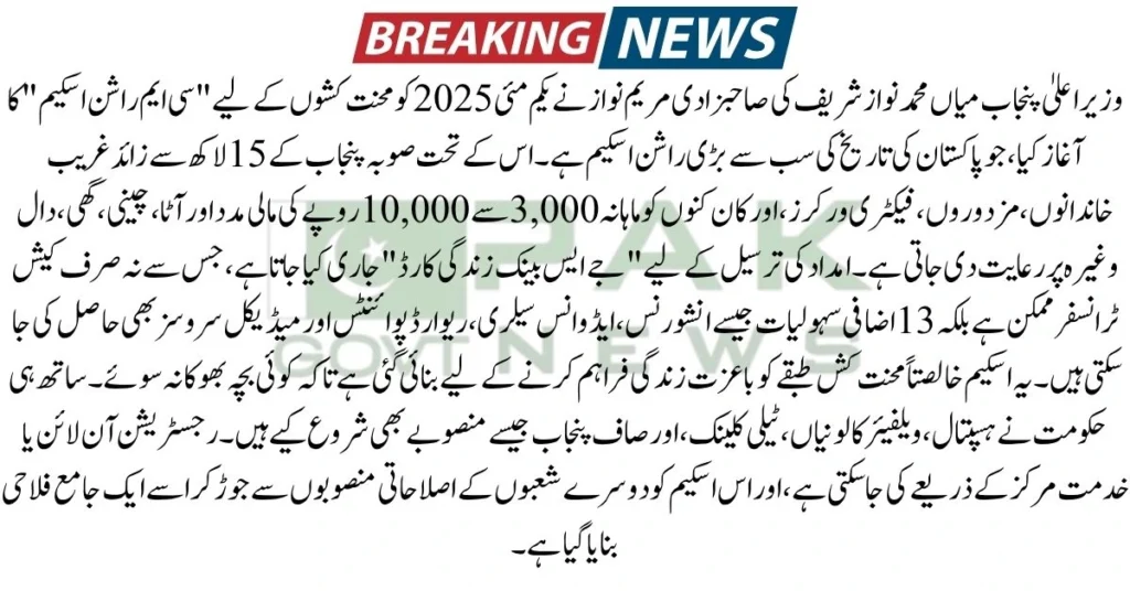 Maryam Nawaz Rashan, Free food scheme, CM Punjab Relief, Punjab rashan card, Maryam nawaz subsidy, Rashan relief, Free groceries Punjab, Rashan distribution Punjab, CM food program, Punjab poor families support, cm rashan scheme