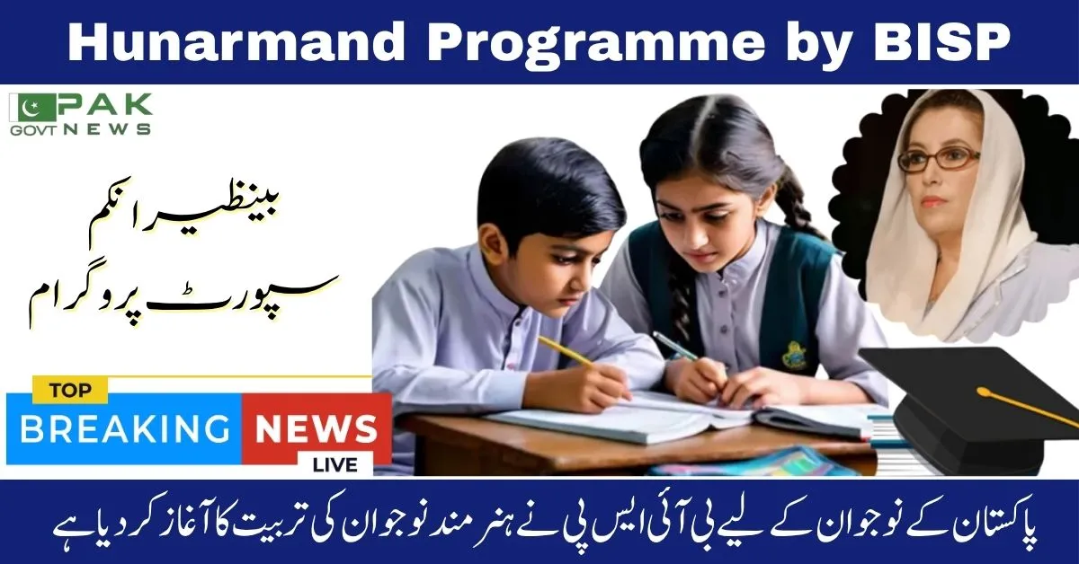 BISP youth training program, Hunarmand Pakistan scheme, free technical training BISP, BISP skill development 2025, online training for youth BISP, female empowerment BISP program, certified skill courses Pakistan, NSIS registration BISP, BISP training eligibility, BISP 8171 skill program,