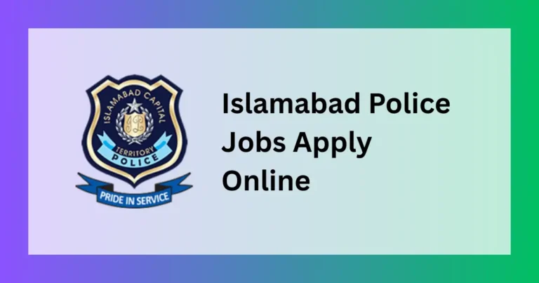 Islamabad Police Jobs
